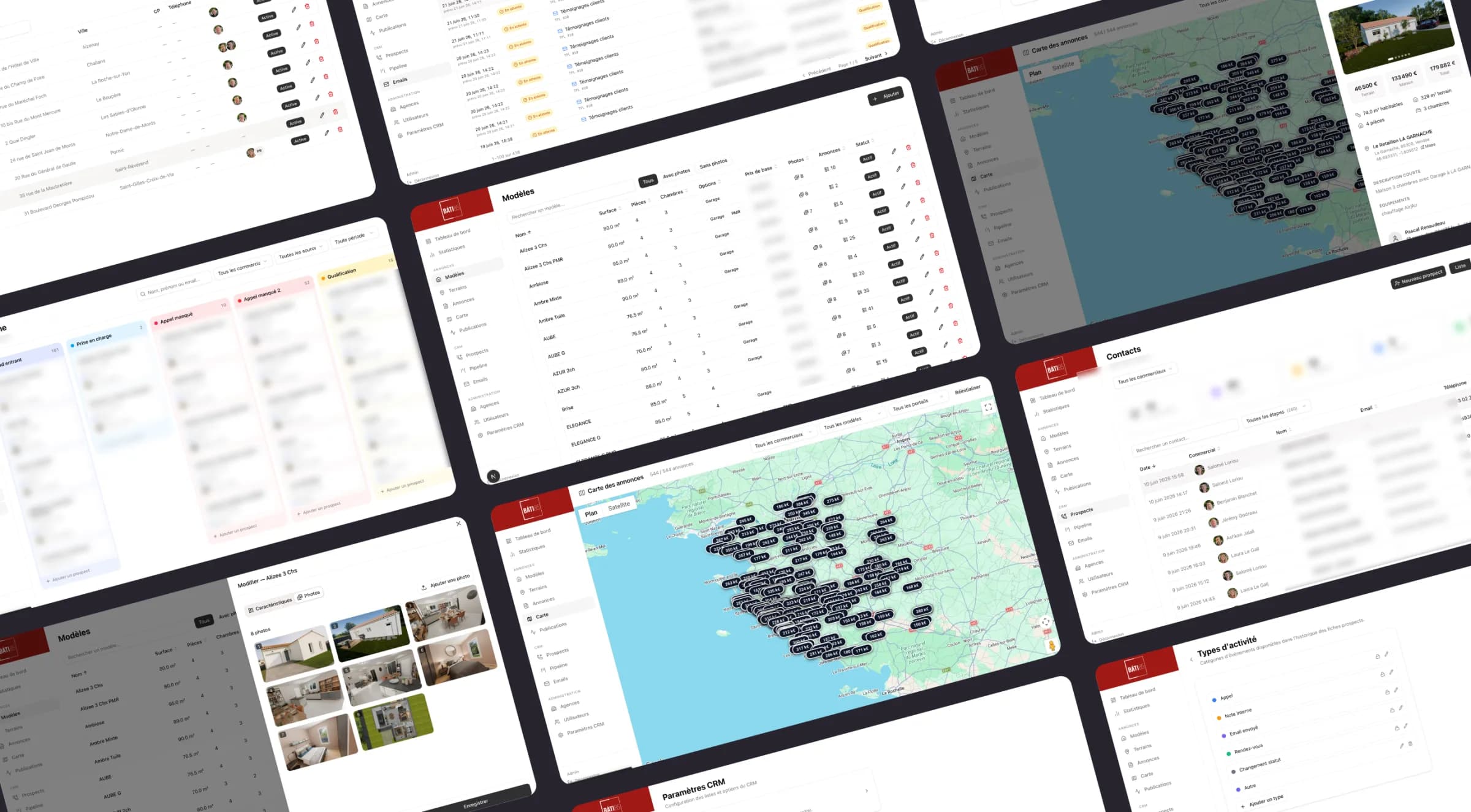 Plateforme Bâti85 — fiche annonce et moteur de diffusion immobilière
