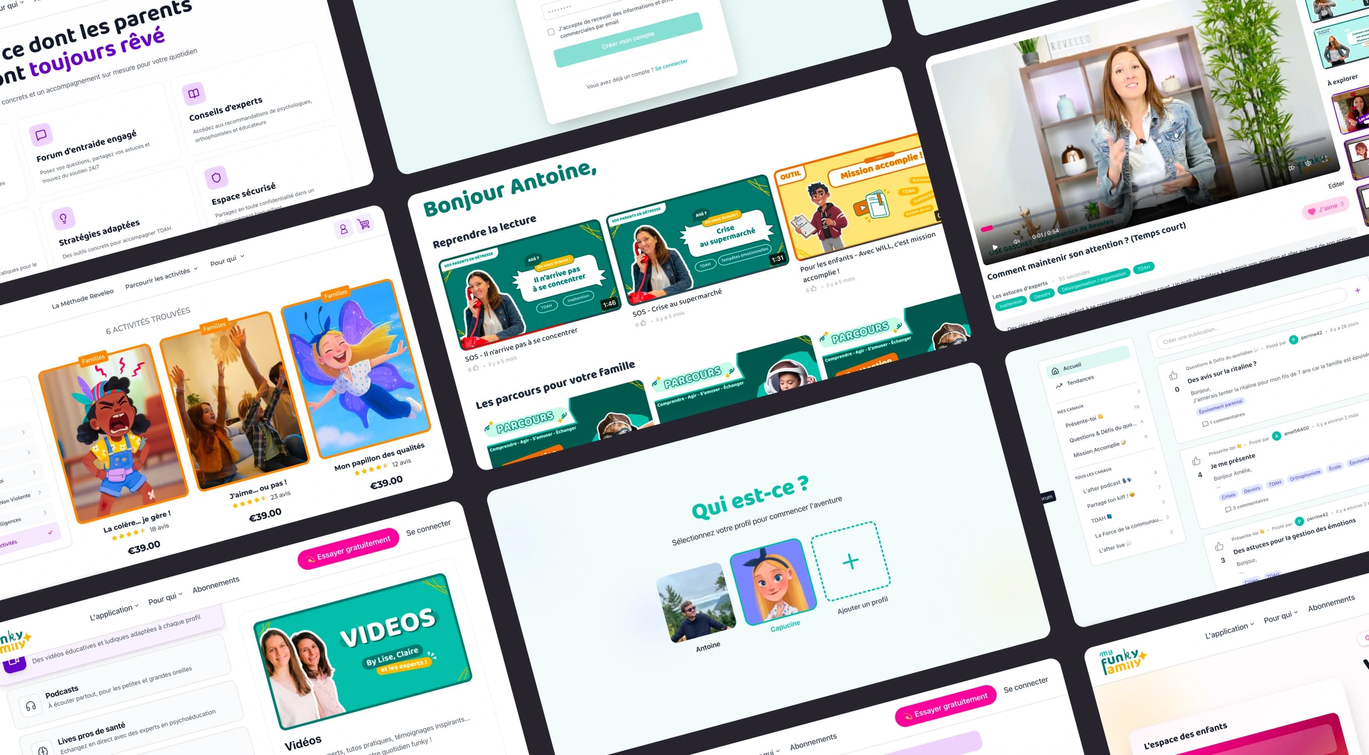 My Funky Family — plateforme dédiée aux familles d'enfants atypiques (TDAH, dys, HPI, TSA)