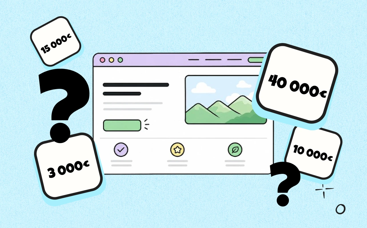 Estimation du coût d'un site web sur-mesure en 2026
