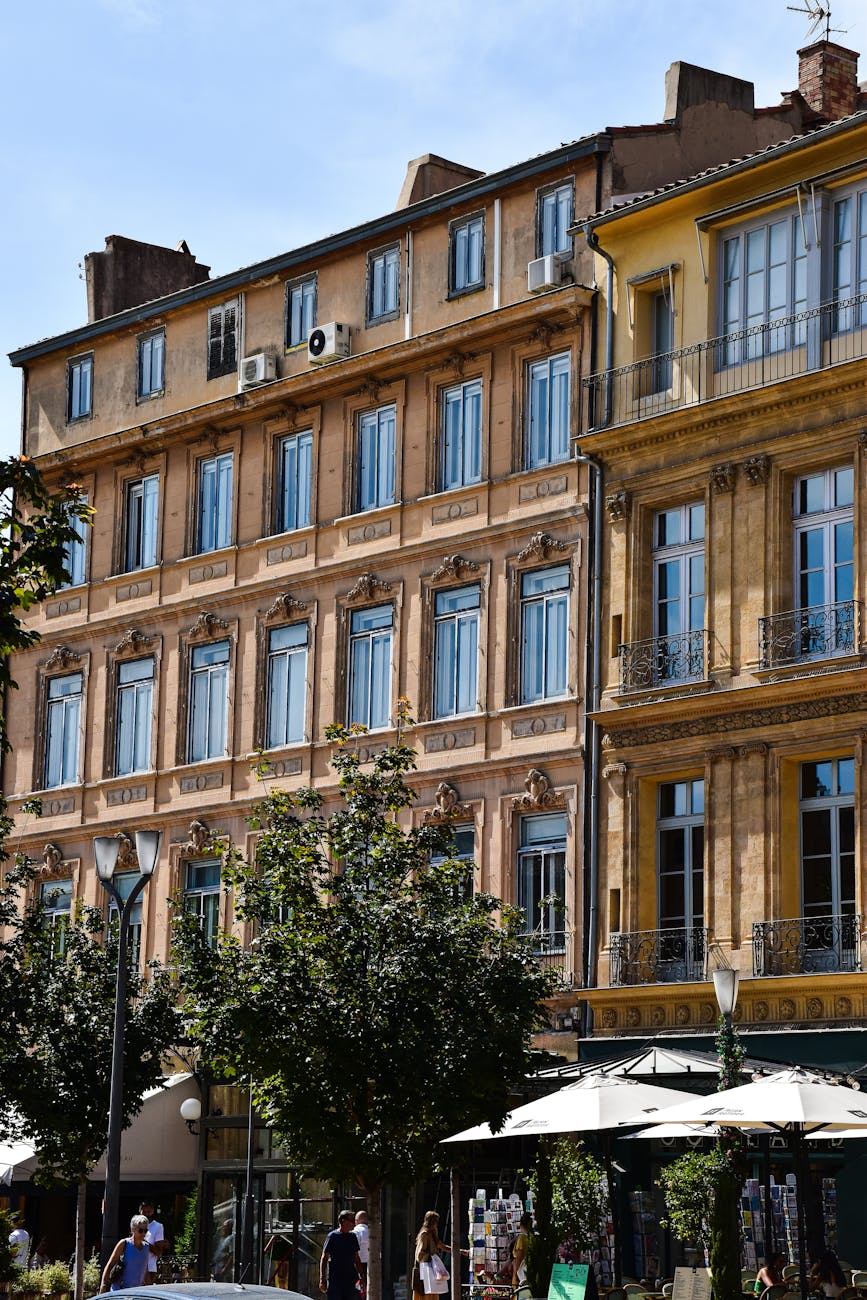 Façades historiques d'Aix-en-Provence