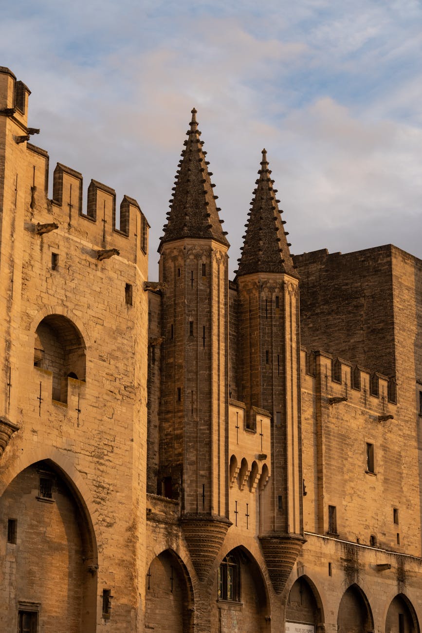 Palais des Papes d'Avignon, ensemble gothique inscrit UNESCO
