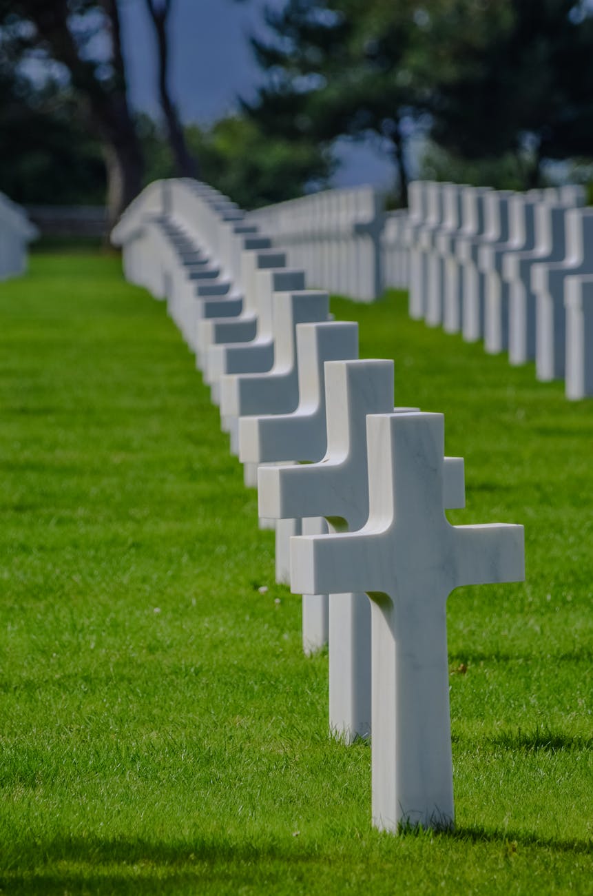 Cimetière américain de Colleville-sur-Mer, plages du Débarquement