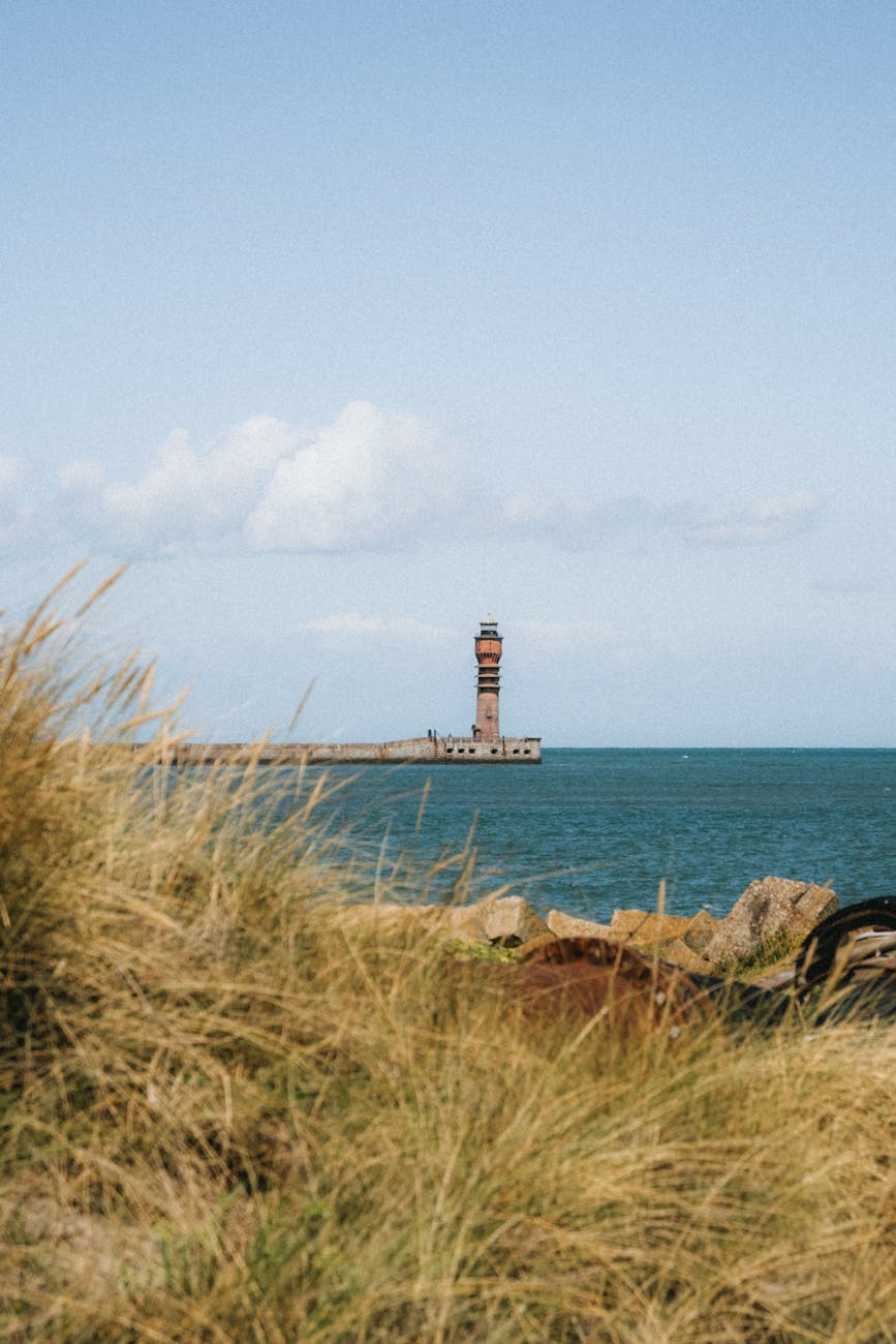 Côte rocheuse française à Dunkerque
