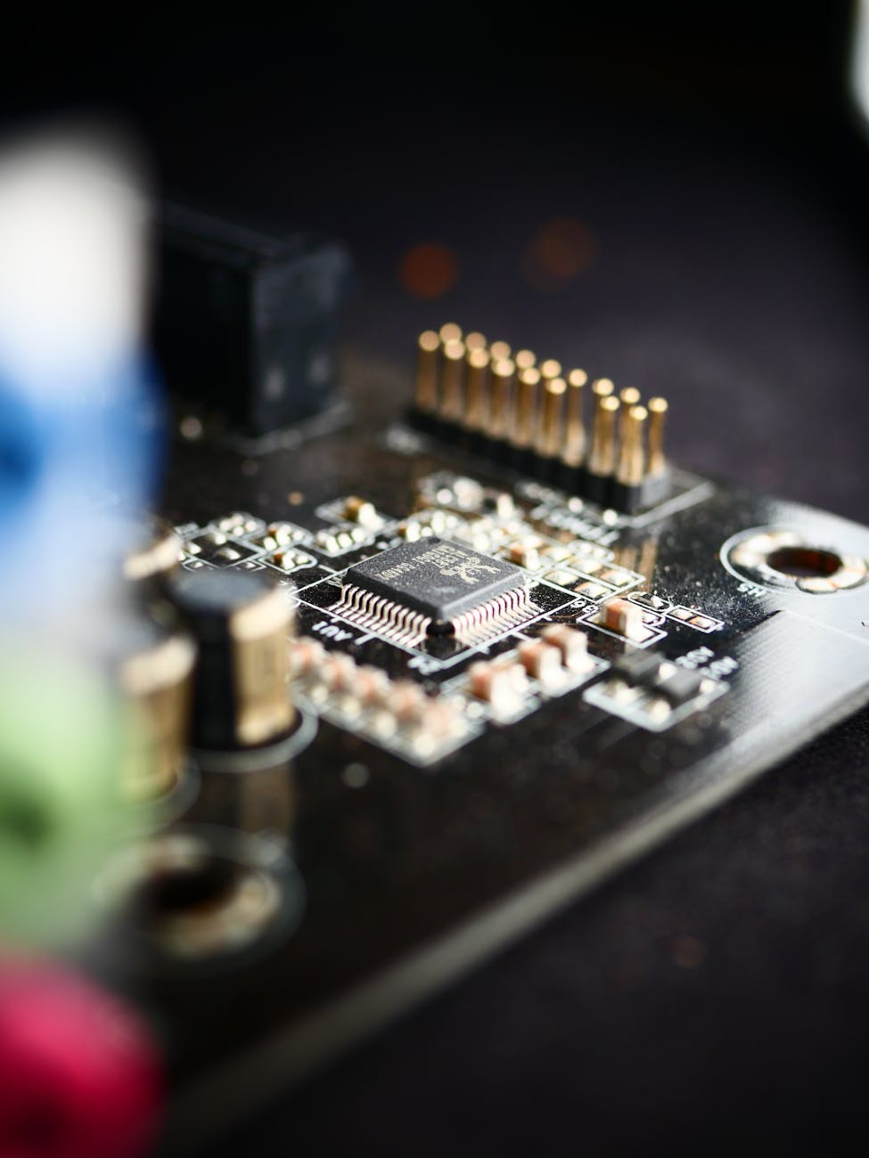 Microprocesseur sur une carte électronique