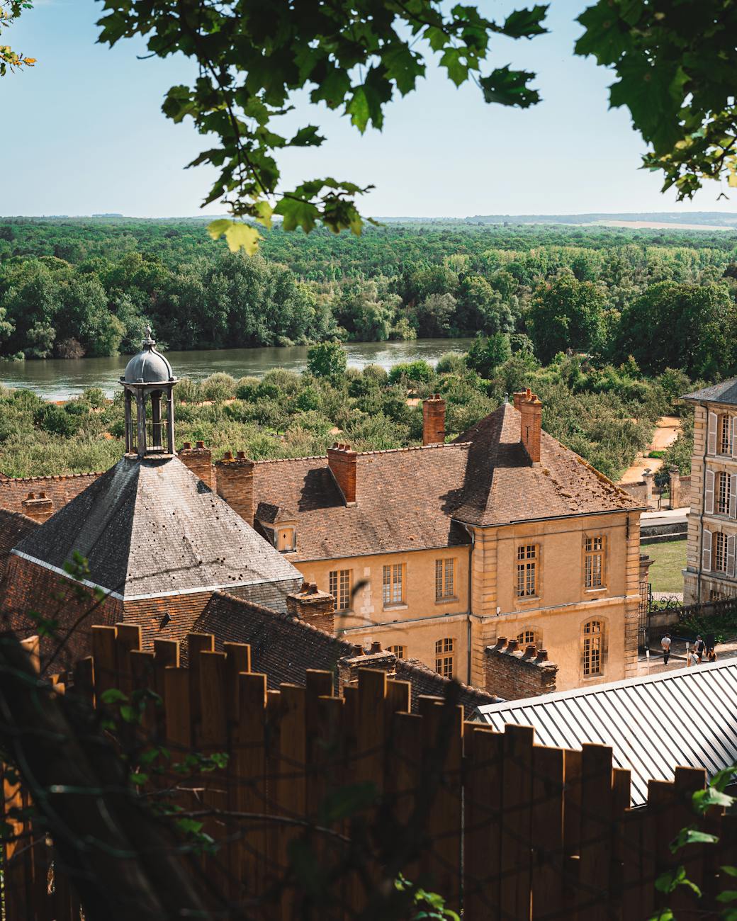 Architecture historique d'une ville française