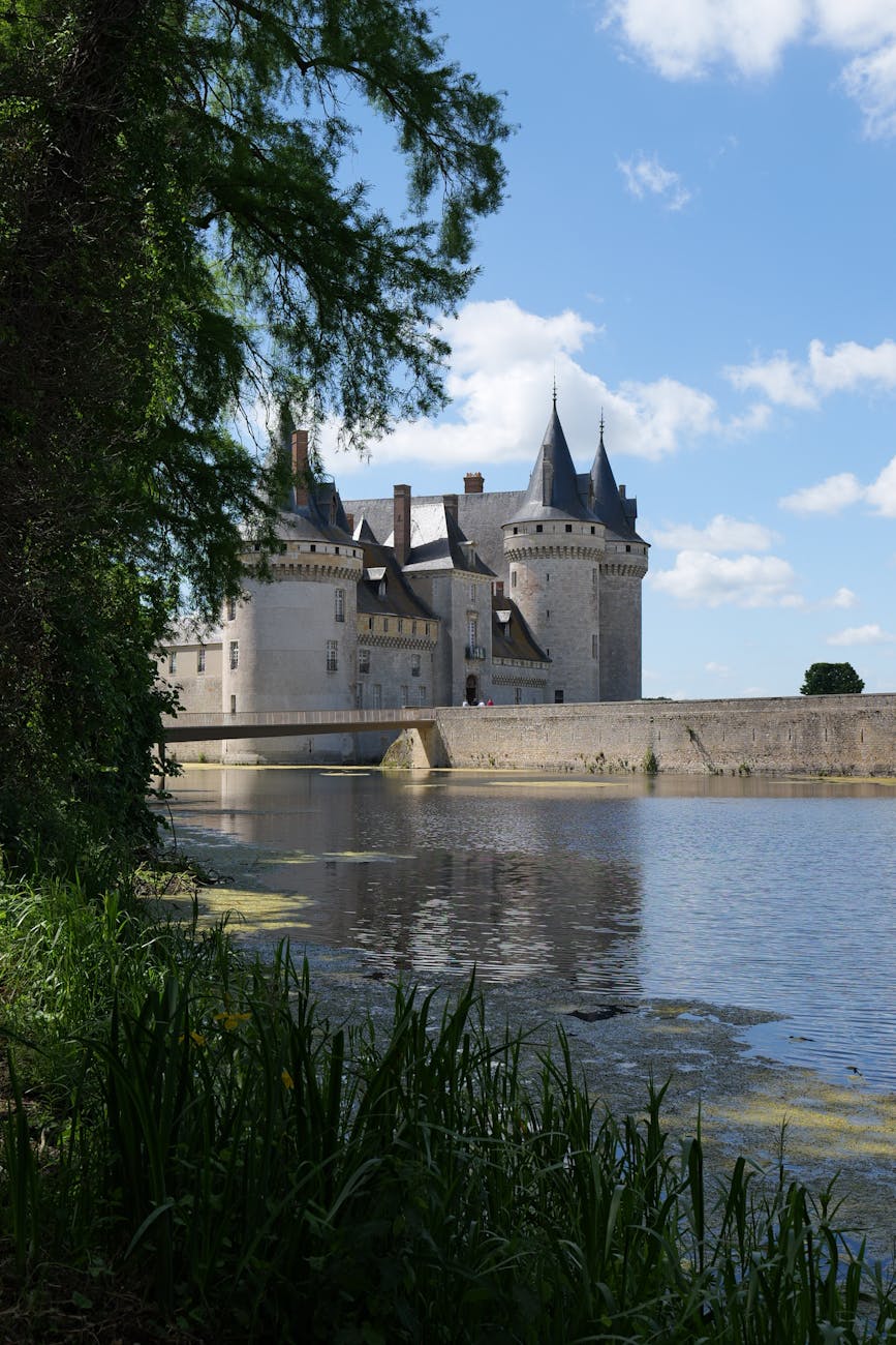 Château de Sully-sur-Loire reflété dans ses douves