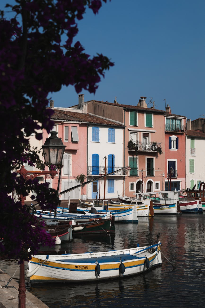De mer coloré de Martigues en Provence