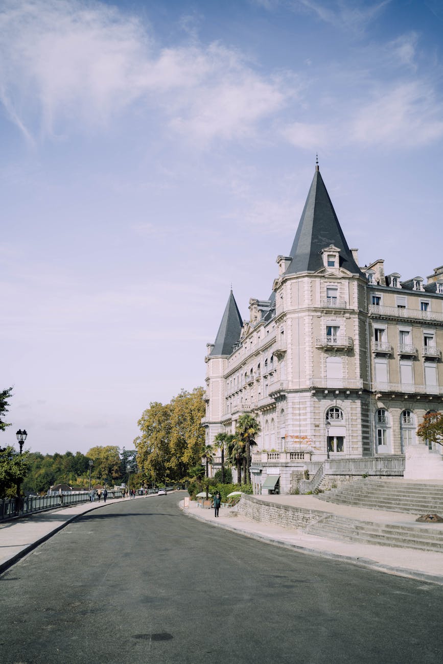 Façade du château d'Henri IV à Pau