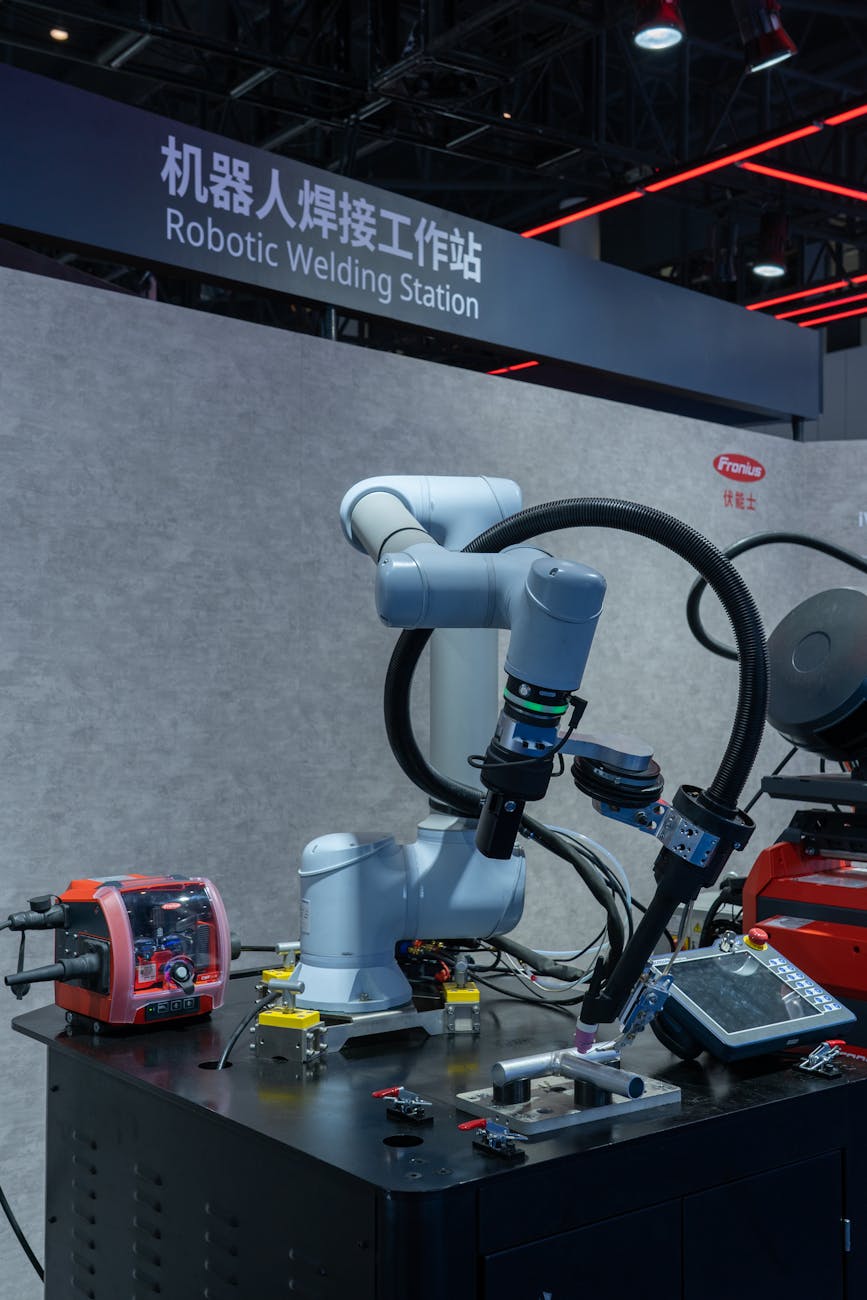 Station avancée de soudure robotisée