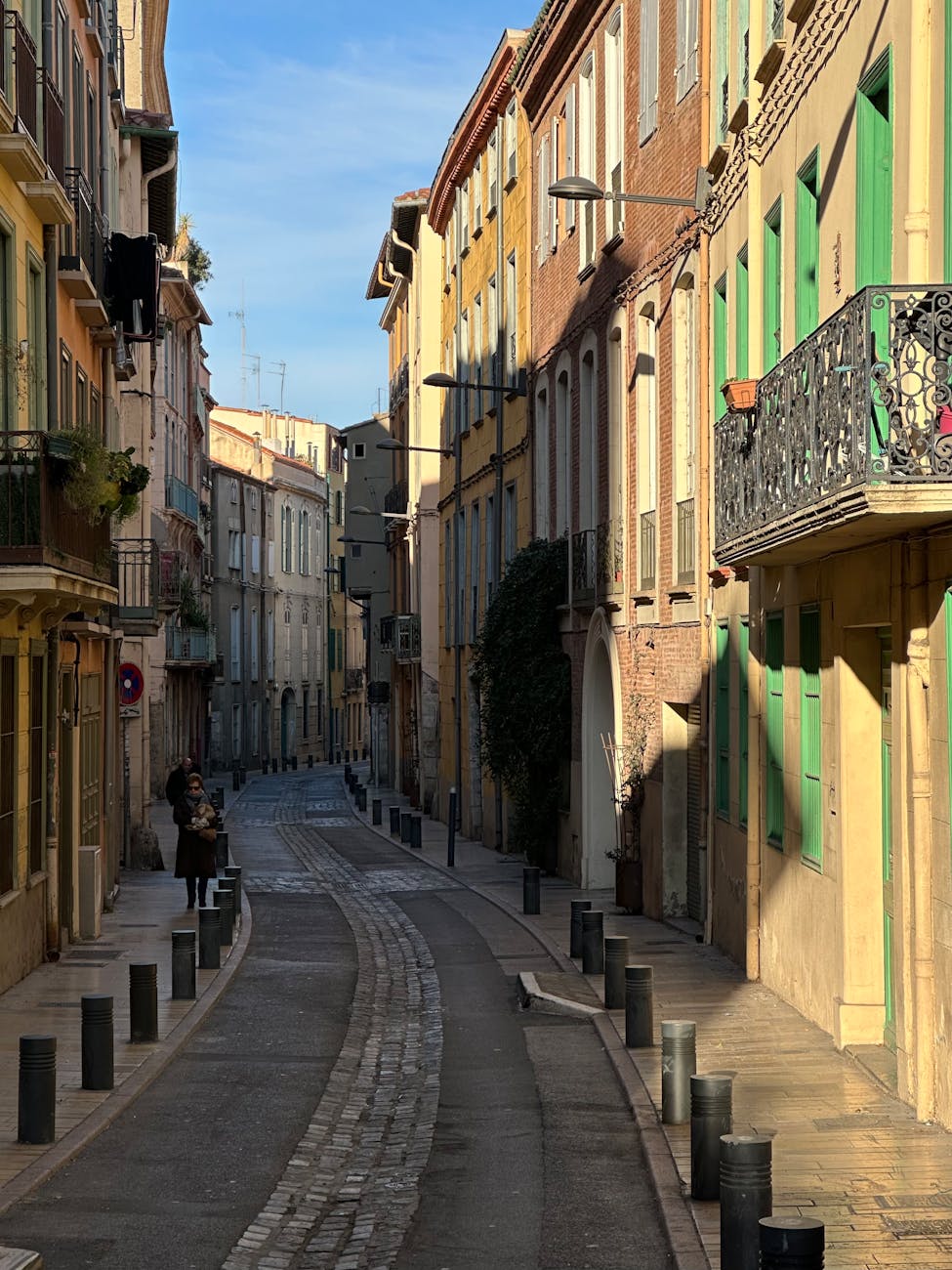 Ruelle médiévale dans le centre historique de Perpignan