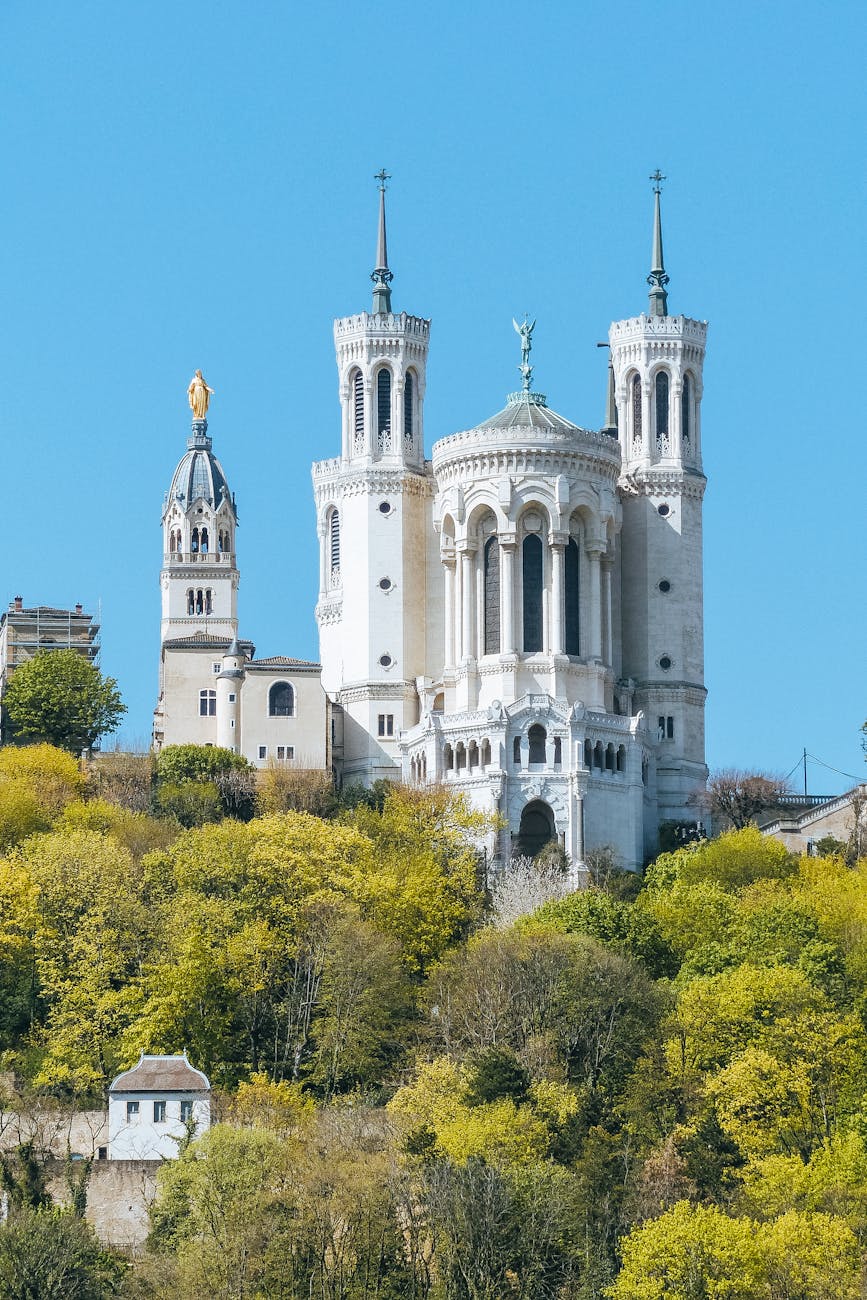 Basilique Notre-Dame de Fourvière sur la colline de Lyon