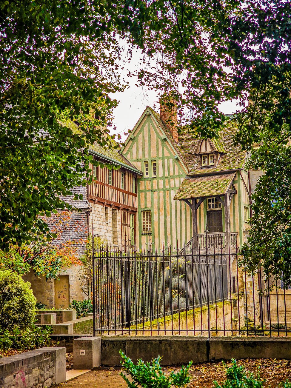 Maisons à colombages dans le vieux Rouen