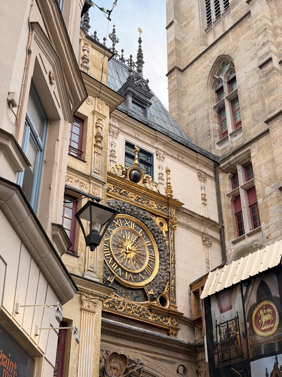 Gros-Horloge médiéval de Rouen