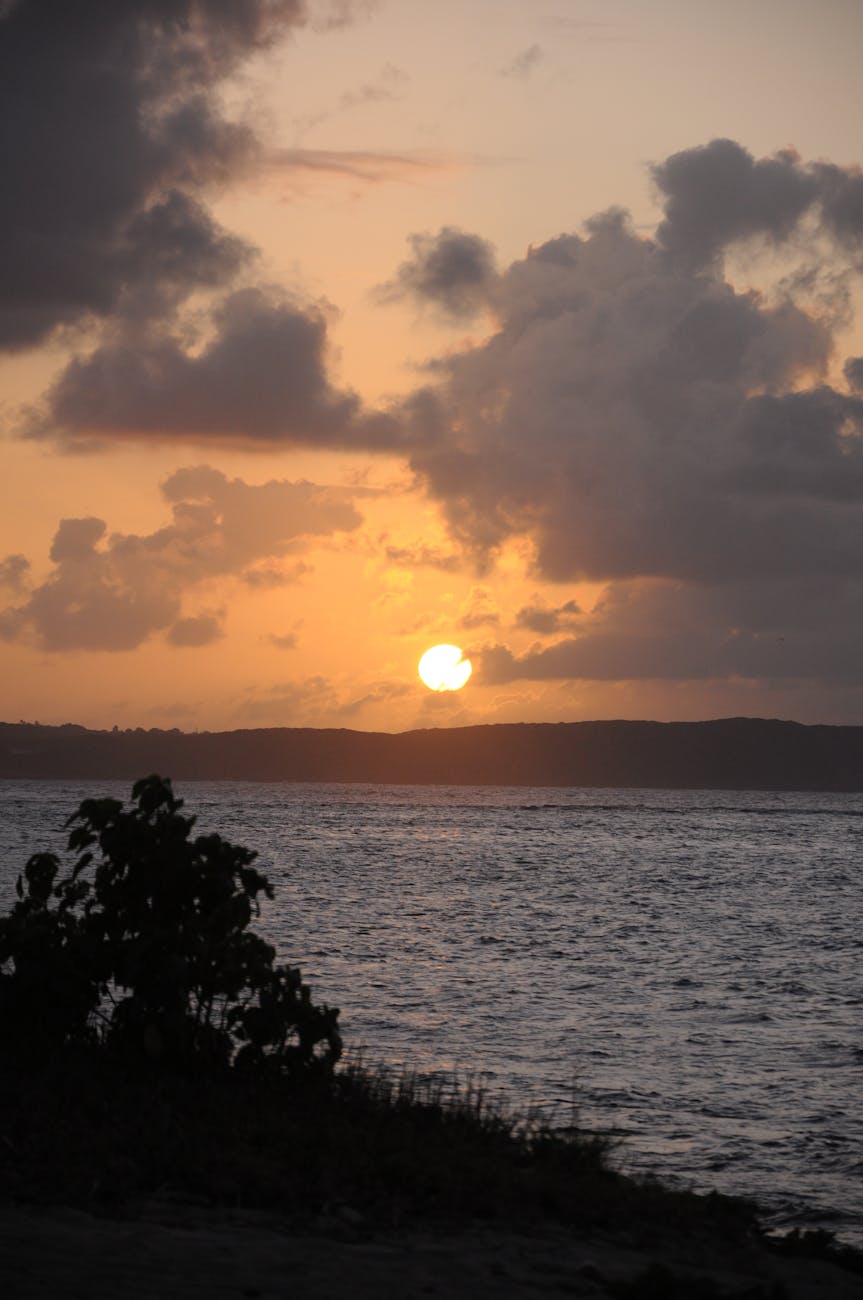 Coucher de soleil tropical