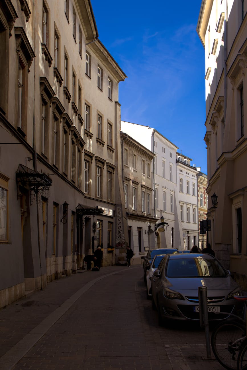 Zabytkowa uliczka krakowskiego Starego Miasta